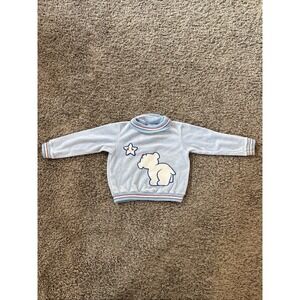 VTG 80S 90S KIDS BABY SWEAT SHIRT 24M INFANT Carters SWEATER CUTE BEAR!